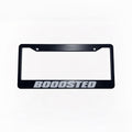 BOOOSTED – Black License Plate Frame